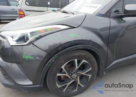 2018 Toyota C-Hr Xle z USA, uszkodzony, nr VIN NMTKHMBX5JR048559